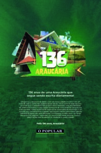Caderno Especial de Aniversário de Araucária 136 anos